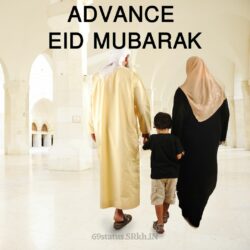 Advance Eid Mubarak family image
