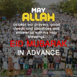 Advance Eid Mubarak wish pic hd