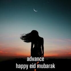 Beautiful Advance Eid Mubarak Happy Image
