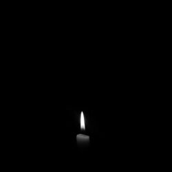Candle Black Backgroung WhatsApp Dp Image