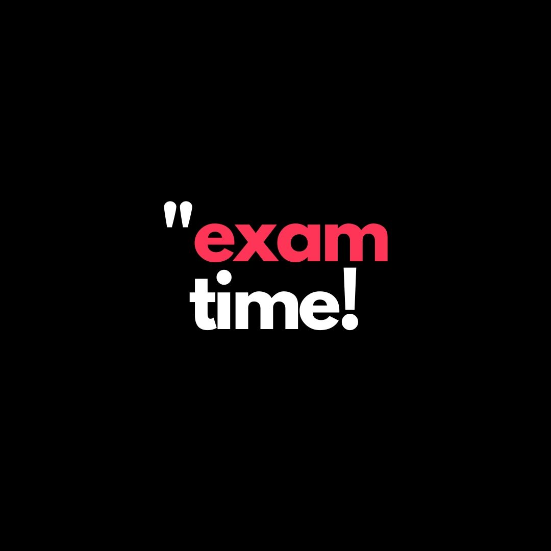 Exam time WhatsApp Dp Image