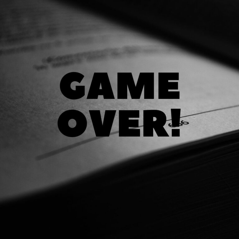 Game Over WhatsApp Dp full HD free download.