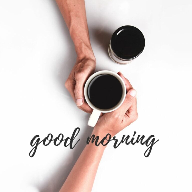 Good Morning Black Coffee Image full HD free download.