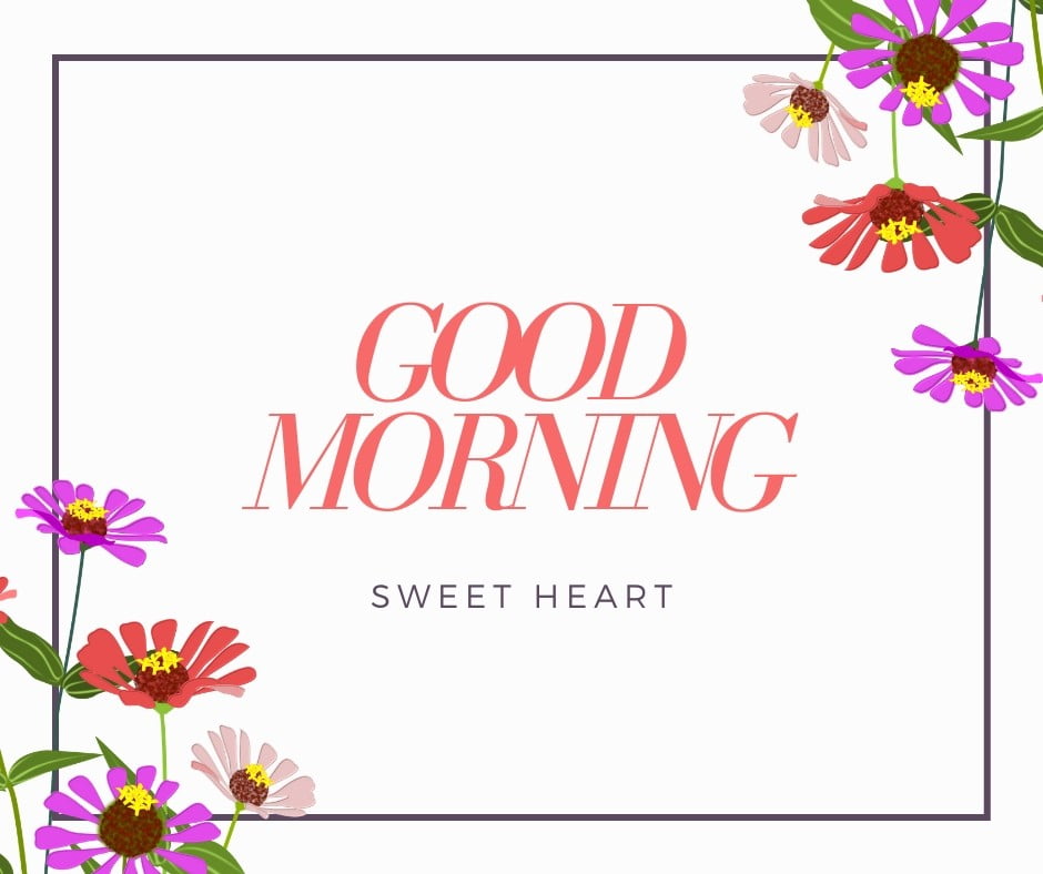 Good Morning Sweet Heart Image