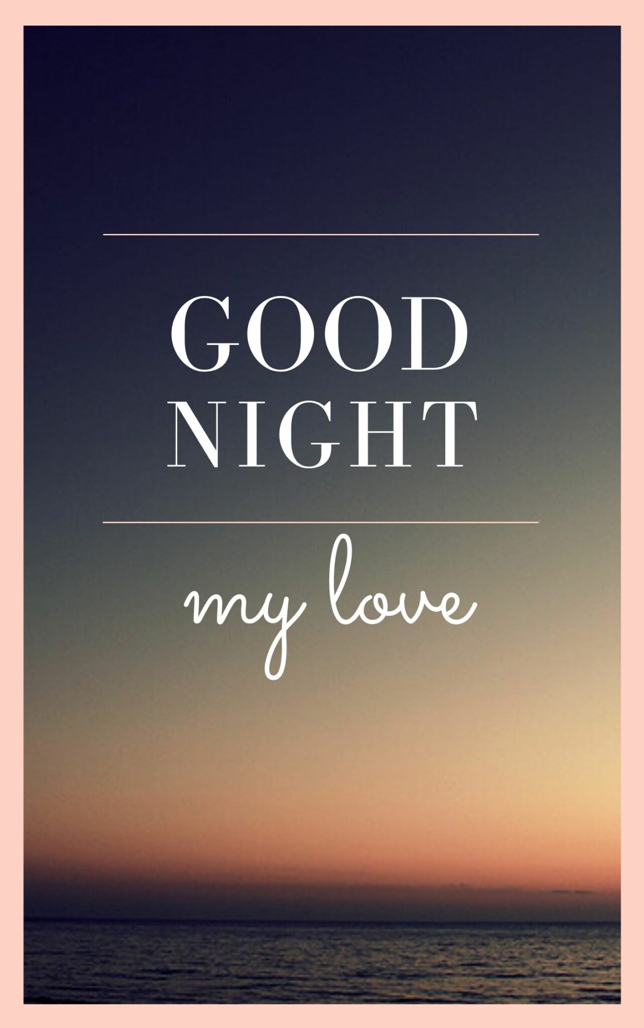 Good Night My Love Image