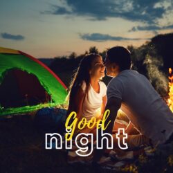 Good Night Romantic Couple Pic