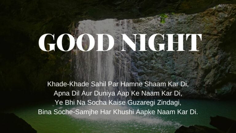 Good Night Shayari photo hd full HD free download.