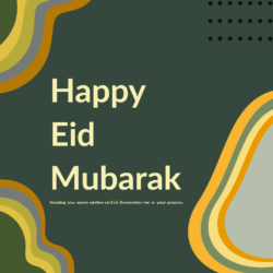 Happy Eid Mubarak to you