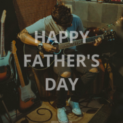 Happy Fathers Day Guitar Image