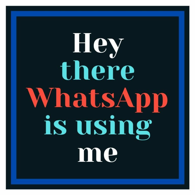Hey there WhatsApp is using me Funny WhatsApp Dp Image full HD free download.