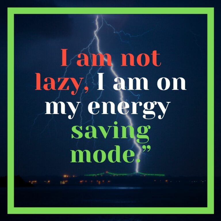 I am not lazy I am on energy saving mode Funny WhatsApp Dp Image full HD free download.