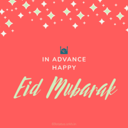 In Advance Happy Eid Mubarak Image HD