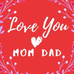 Love You Mom Dad Dp image for WhatsApp