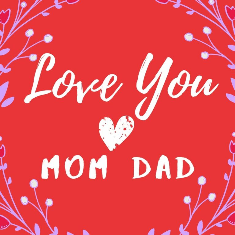 Love You Mom Dad Dp image for WhatsApp full HD free download.