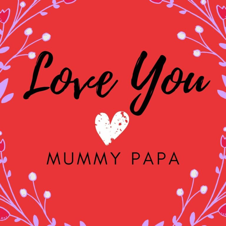 Love You Mummy Papa Dp image for WhatsApp full HD free download.