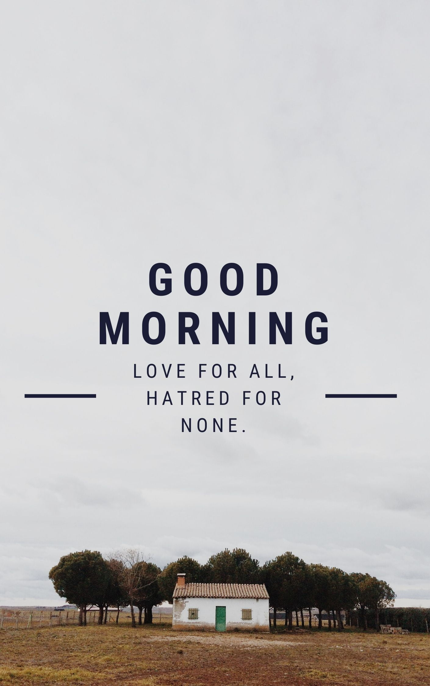 Love for All Hatred for none Good Morning Image full HD free download.