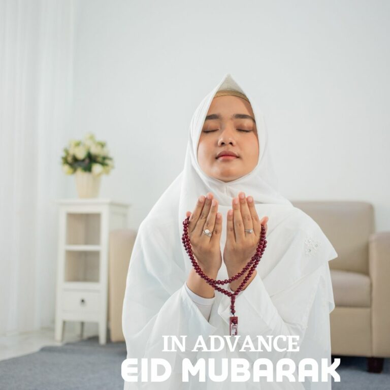 Namaz Image In advance Eid Mubarak full HD free download.