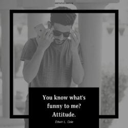 Quotes on Attitude with Image HD