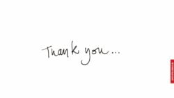 Thank You Images for Presentation in Black and White