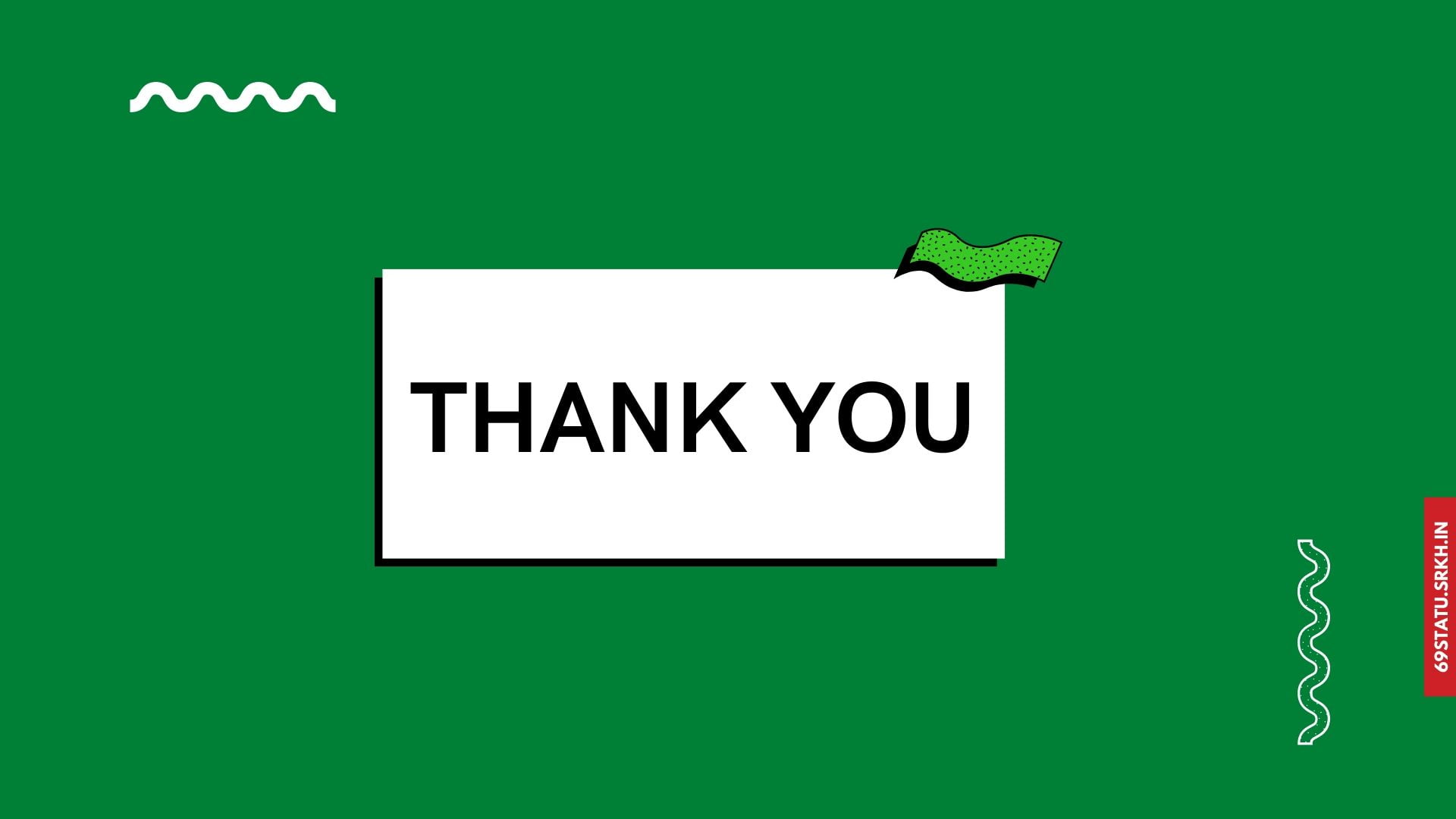 Thank You Images for Presentation in Green