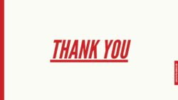 Thank You Images for Presentation in Red