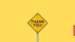 Thank You Images for Presentation in Yellow