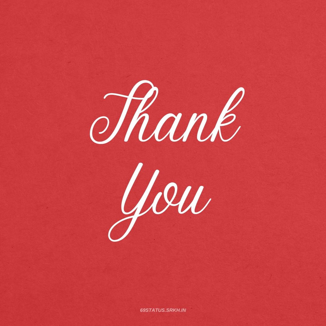 Thank You Images in Red