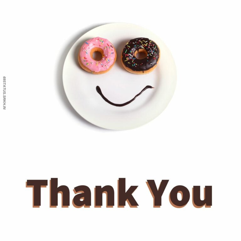 Thank You Smiley Images Donut full HD free download.
