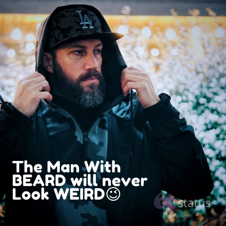 The man with beard will never look weird Attitude WhatsApp Dp full HD free download.