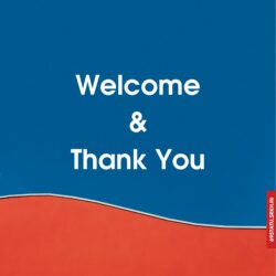 Welcome and Thank You Images