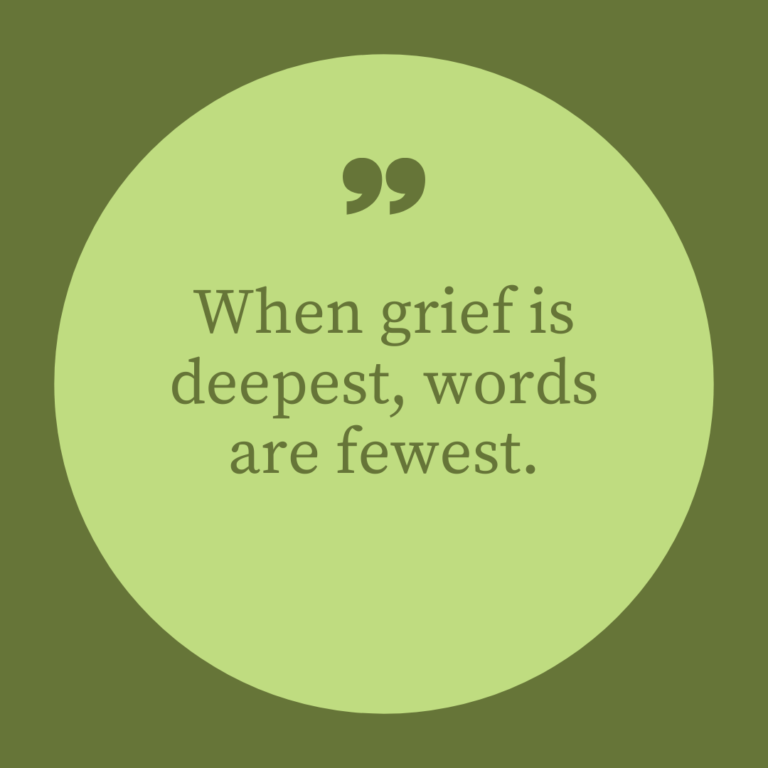 Whatapp Dp When grief is deepest words are fewest full HD free download.