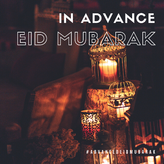 in advance eid mubarak photo hd