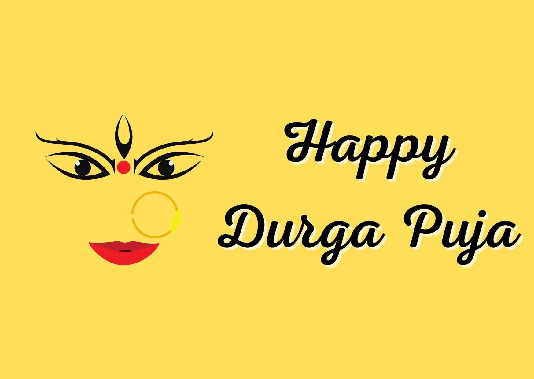 Durga Puja Banner Design