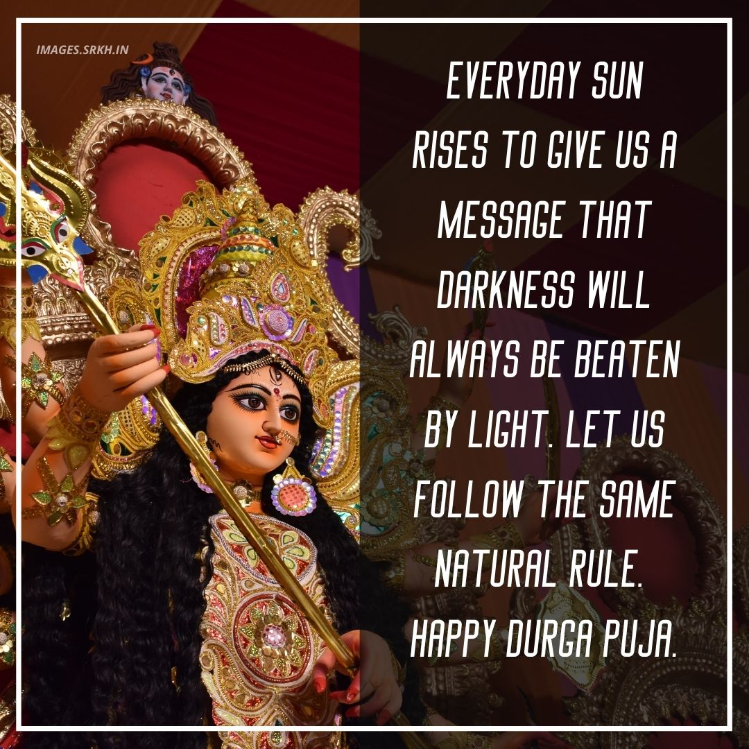 Durga Puja Images With Quotes