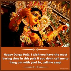 Durga Puja Message image