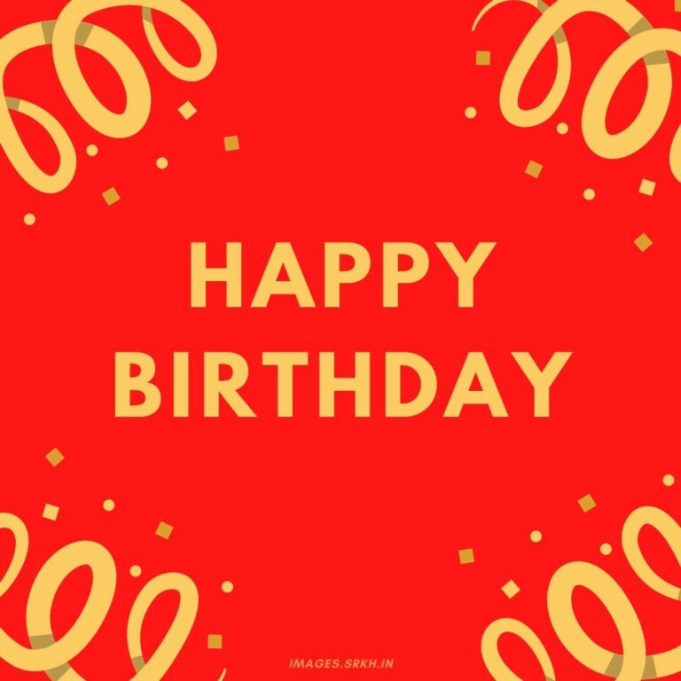 Happy Birthday Images red full HD free download.