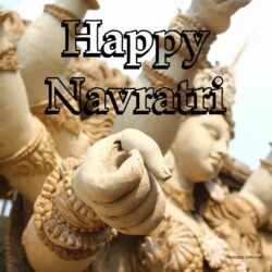 Happy Navratri 3d Image