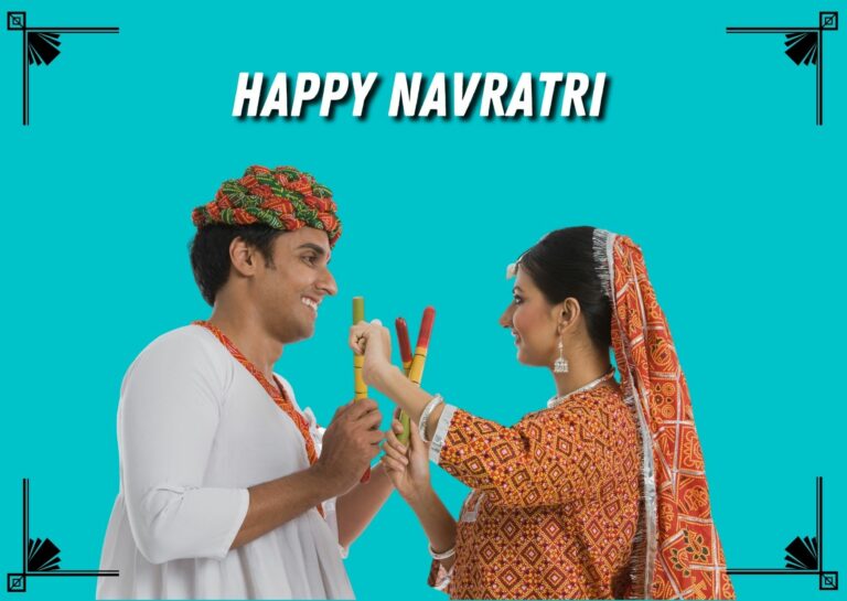 Navratri Couple Image full HD free download.