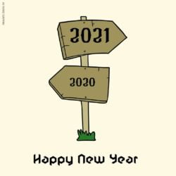 Happy New Year 2021 Png in HD