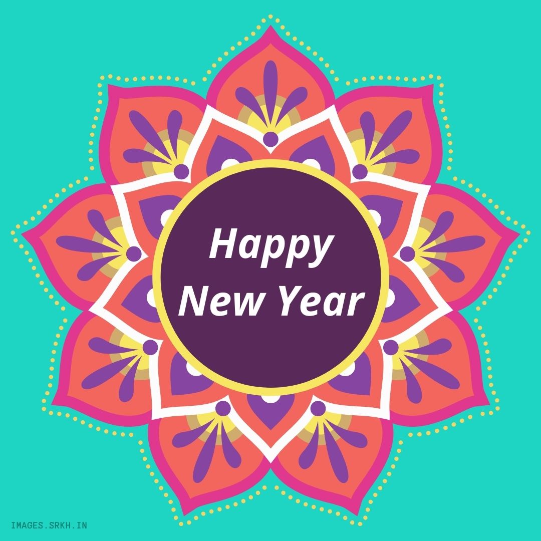 Happy New Year Rangoli