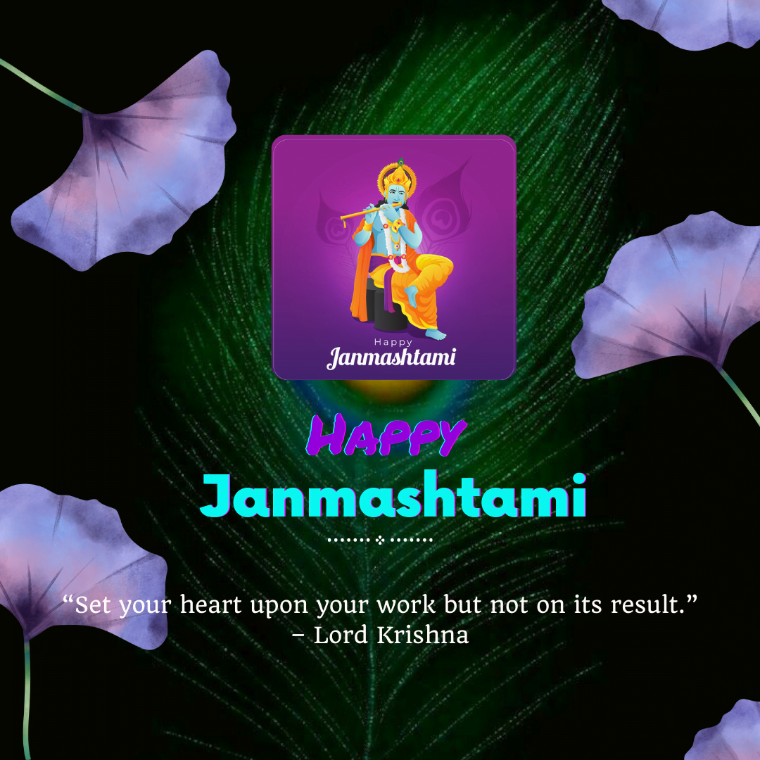 Happy Janmashtami with Quotes