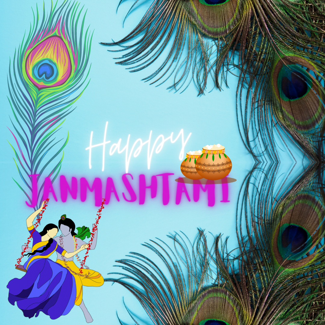 Happy radha Krishna Janmashtami