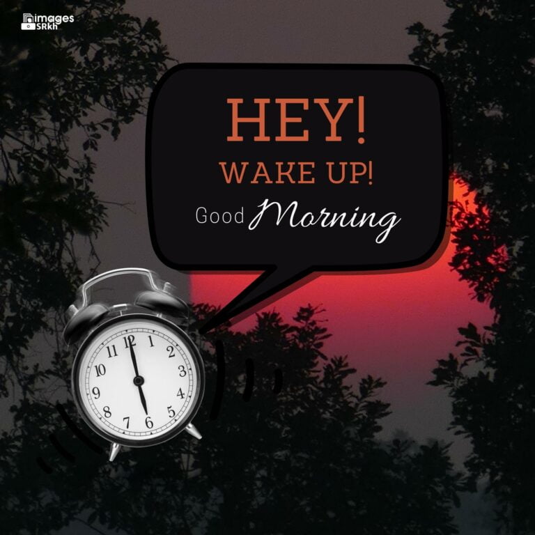 Good Morning Image with Alarm Clock full HD free download.