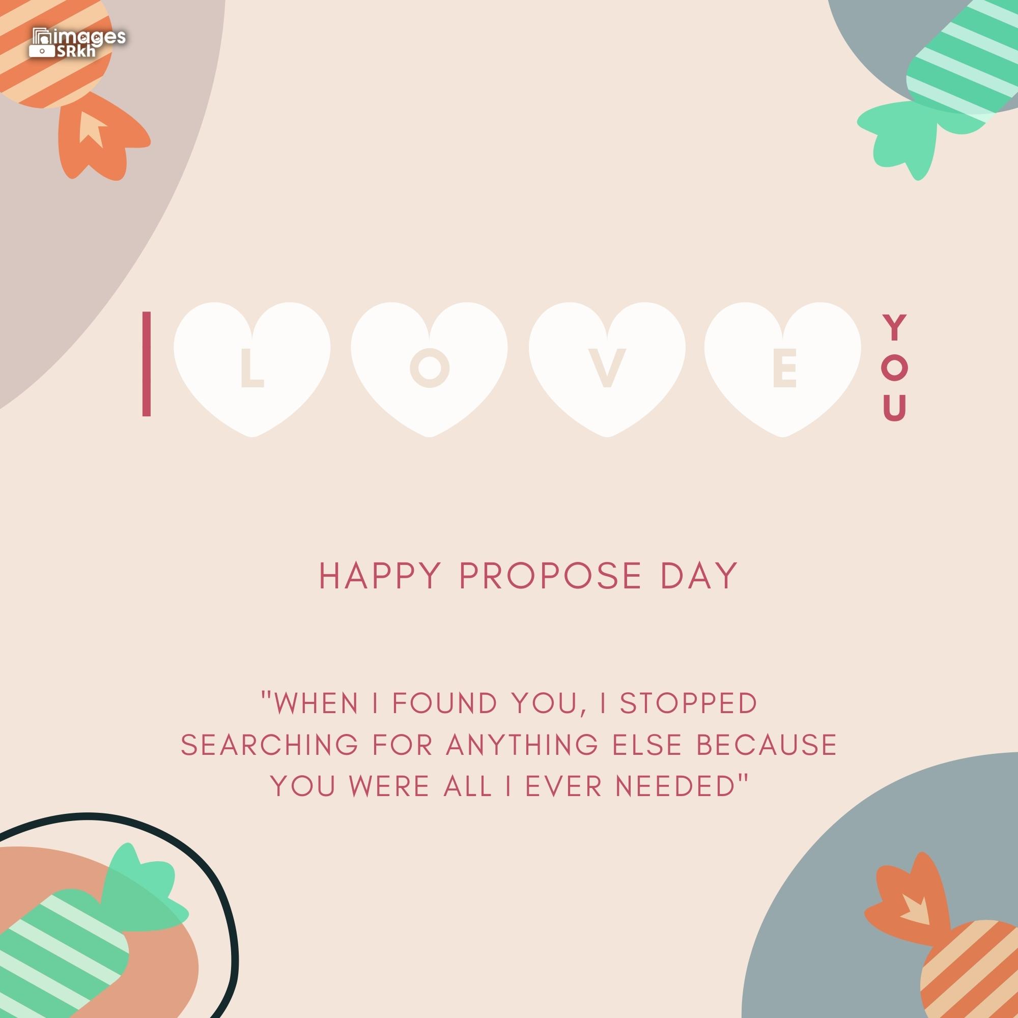Happy Propose Day Images | 412 | I LOVE YOU