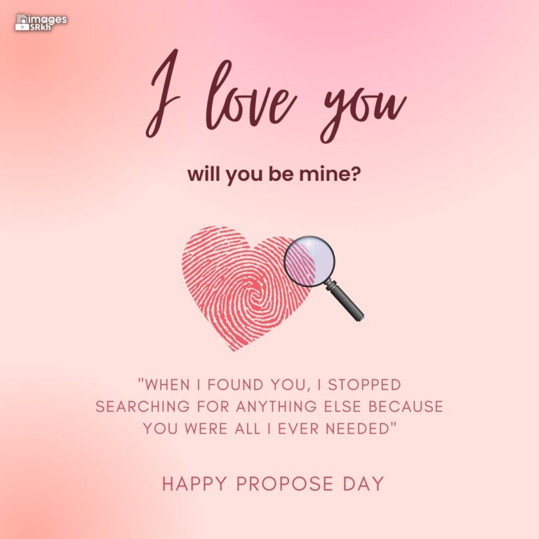 Happy Propose Day Images 426 I love you will you be mine full HD free download.