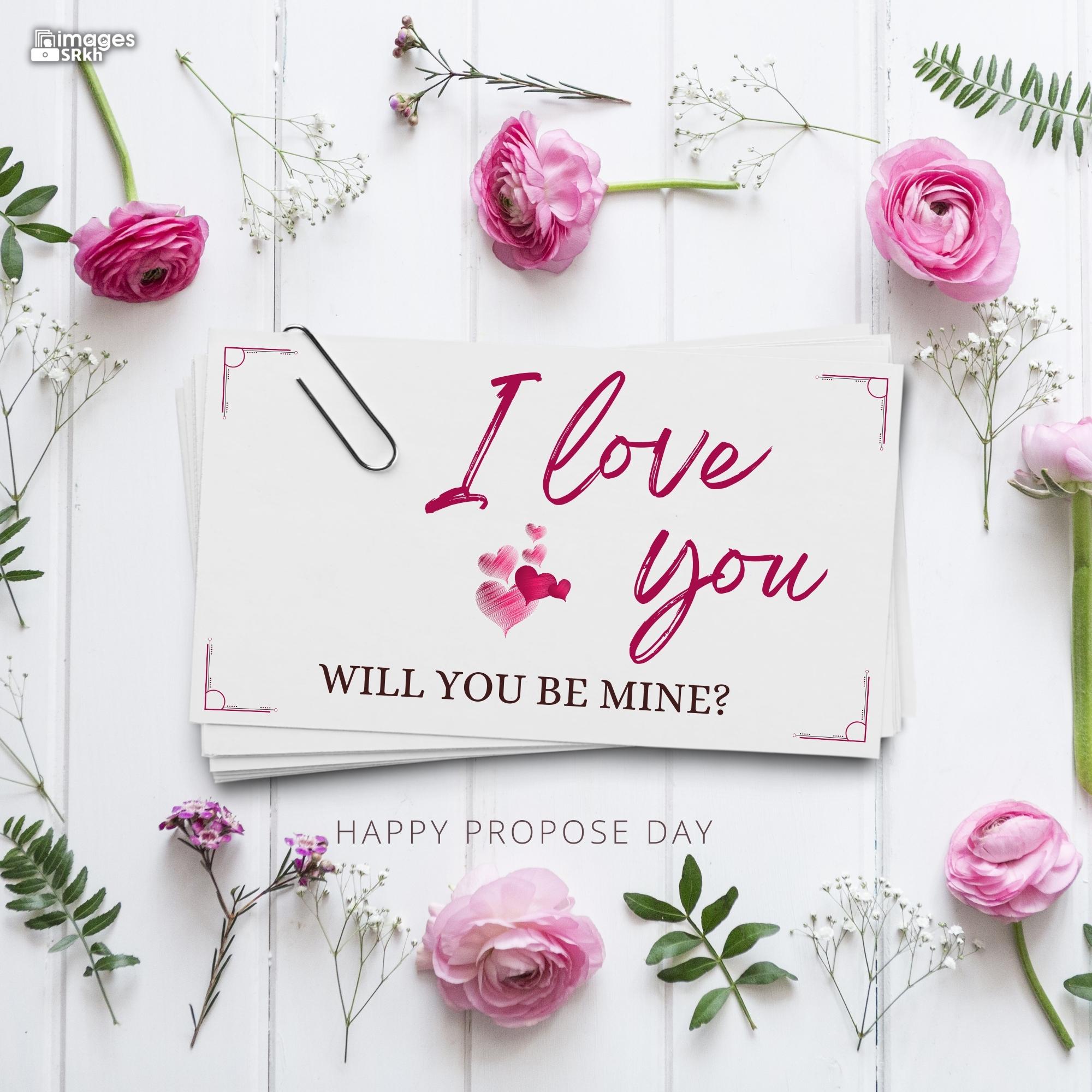 Happy Propose Day Images | 435 | I love you will you be mine